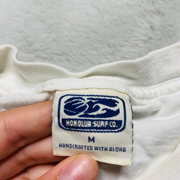 Honolua Surf Co. Hawaii Vintage Graphic Pnrinter Shirt White Men's Size Medium - Picture 6 of 9